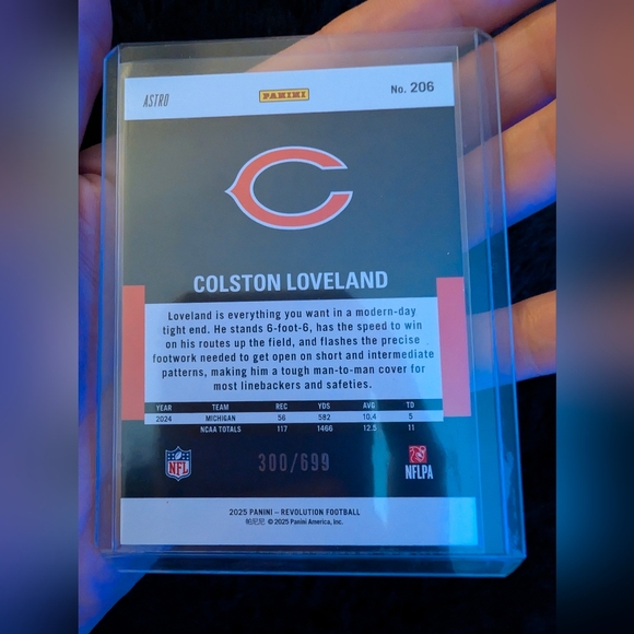 CAM SKATTEBO 2025 Revolution Football - #206 Astro Green - #'d 300/699 Chicago - Picture 3 of 4